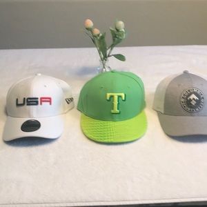 Baseball hats various